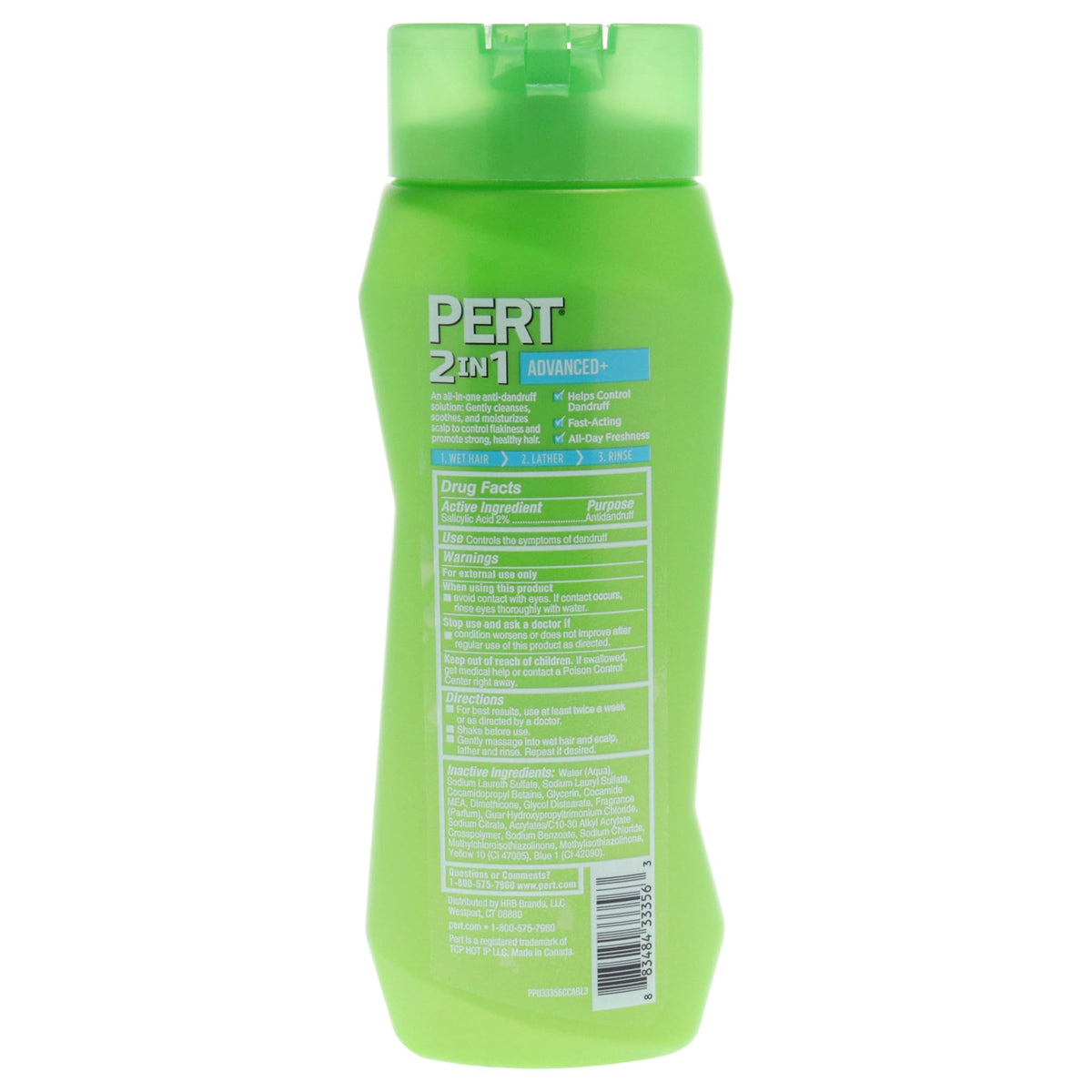 Pert Plus 2 In 1 Shampoo & Conditioner Anti-dandruff, 13.5 Oz Beauty & Personal Care Pert