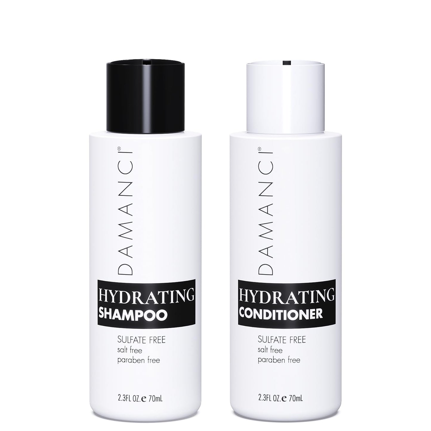 Damanci Hydrating Shampoo and Conditioner Duo, Sulfate Free Shampoo and Conditioner for Dry Hair, with Keratin and Collagen, Paraben and Salt Free Beauty & Personal Care DAMANCI