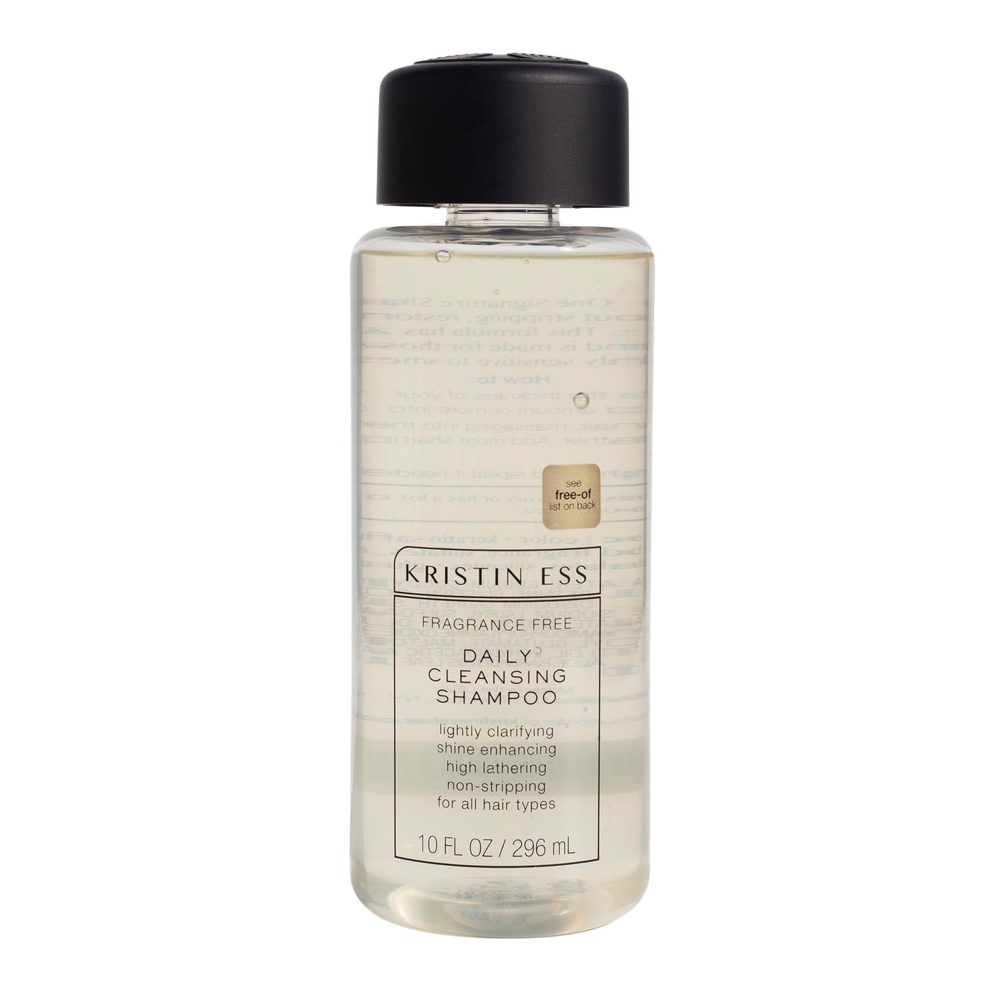 Kristin Ess Hair Fragrance Free Daily Cleansing Shampoo, Lightly Clarifying, Shine Enhancing, Vegan, Paraben, Sulfate, Phthalate and Silicone Free Beauty & Personal Care Kristin Ess