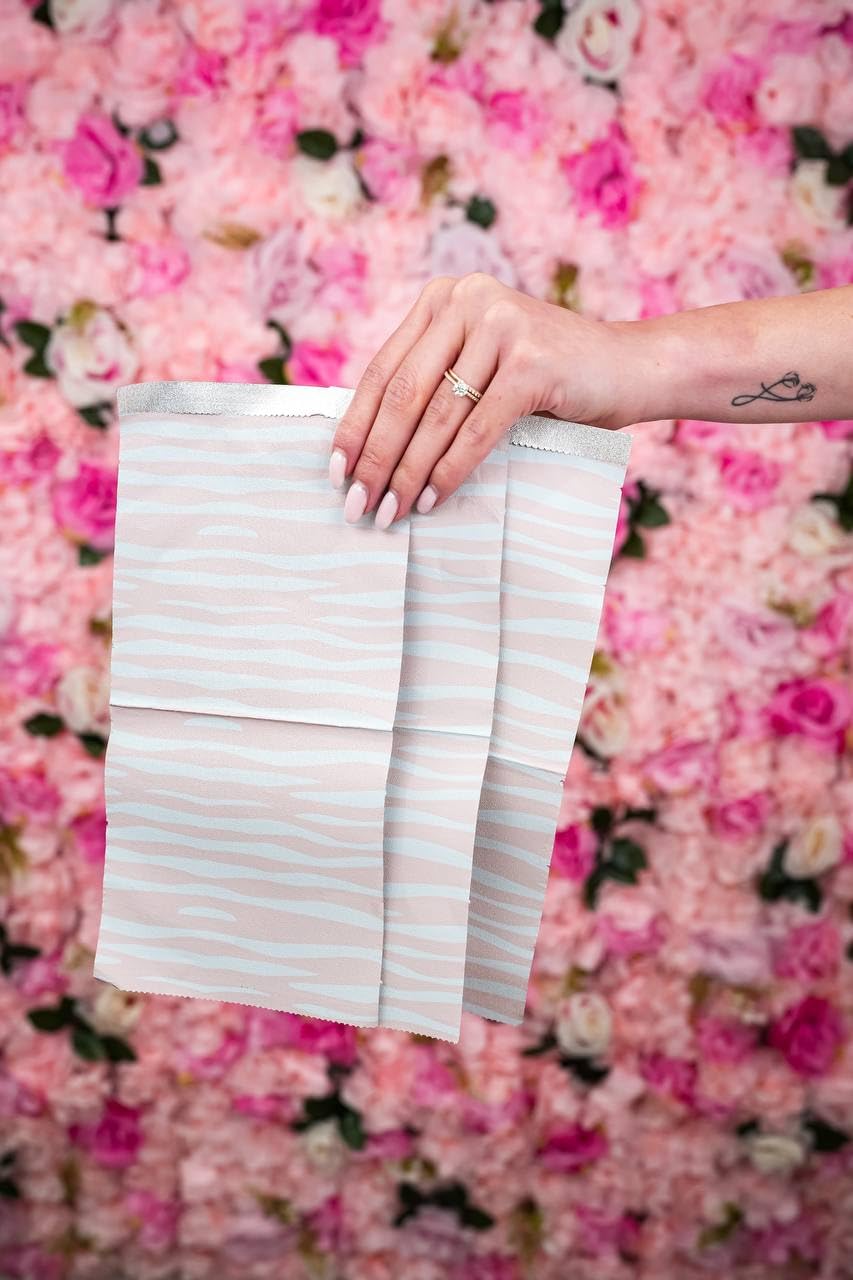Blush Essential Pink Zebra Hair Salon Aluminum Foils - 500 Sheets, 5in x 10.75in - Tin Foil for Highlighting, Balayage, and Hair Color, Cute Hair Beauty & Personal Care Blush Essentials