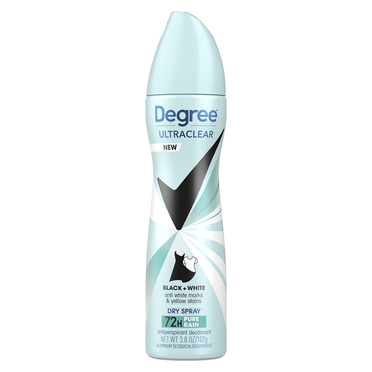Degree Antiperspirant Deodorant Dry Spray Protects from Deodorant Stains Pure Rain Deodorant for Women 3.8 oz Beauty and Personal Care Degree