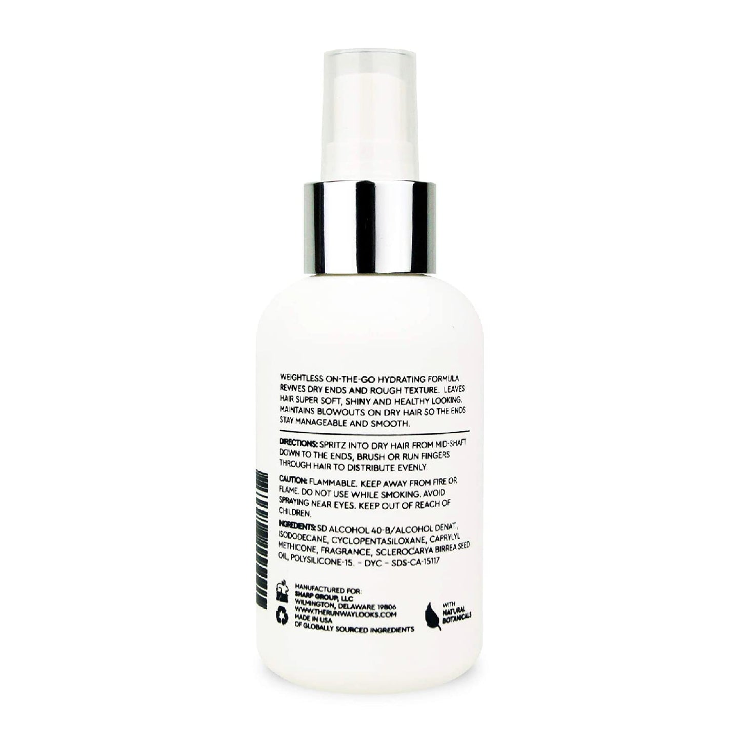 The Runway Looks Gloss Luxury Silkening Sheen, Marula Oil Infused Leave-In Spray to Boost Shine & Softness, Non-Greasy Formula (4oz) Beauty & Personal Care The Runway Looks