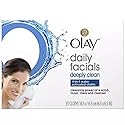 Olay Daily Deeply Clean 4-in-1 Water Activated Cleansing Face Cloths 33ct (Pack of 8) Beauty & Personal Care Olay