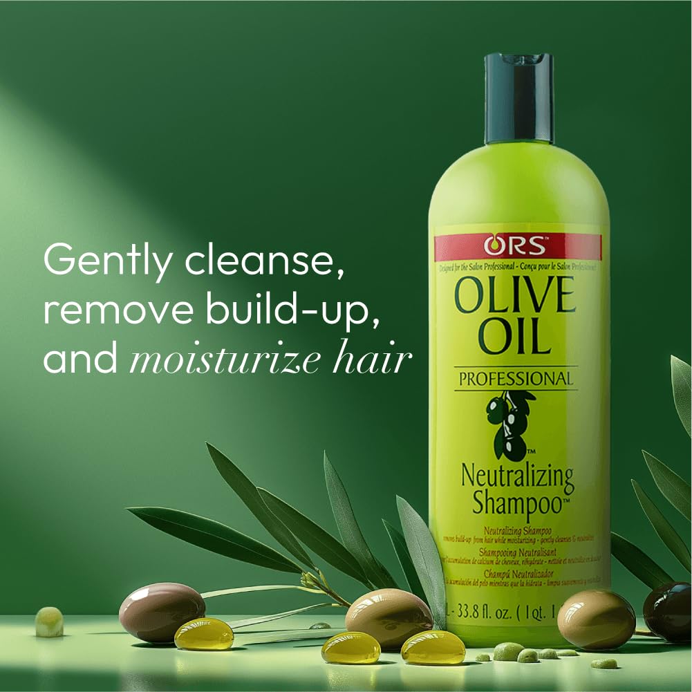 ORS Olive Oil Professional Neutralizing Shampoo to Nourish, Soften & Add Shine 33.8 Ounces Beauty & Personal Care ORS