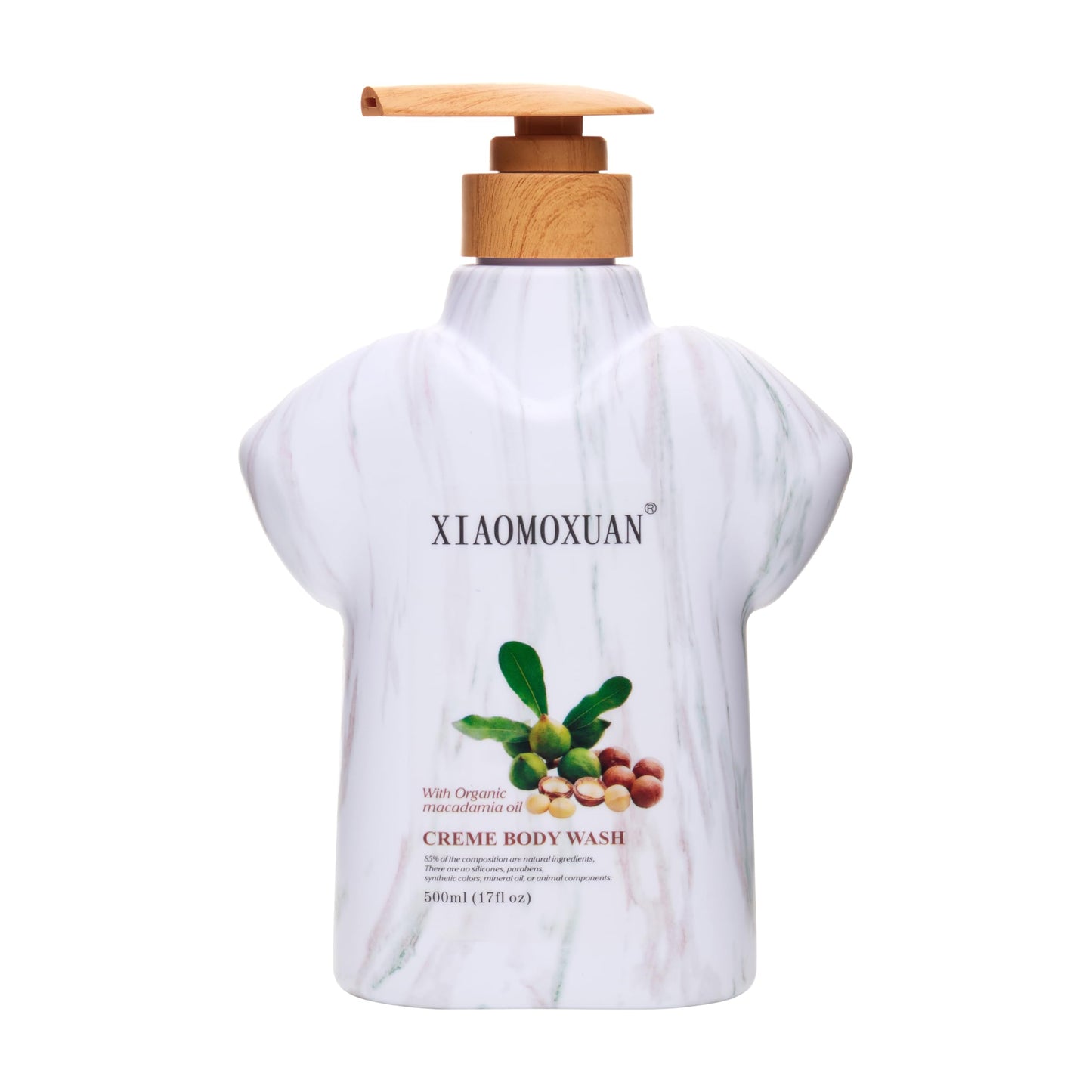 Xiaomoxuan Moisturizing Body Wash for Extra Dry Sensitive-Skin - Macadamia Nut-Oil Body Wash Cream for Women and Men - Hydrating Skin-Care Treatment Beauty & Personal Care Xiaomoxuan