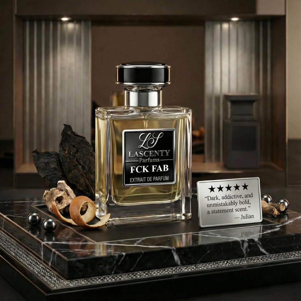 LaScenty FCK FAB Inspired by F. Fabulous, Leather Vanilla Tonka Perfume and Cologne for Men and Women, Long Lasting Intense Fragrance with Strong High Beauty & Personal Care LaScenty