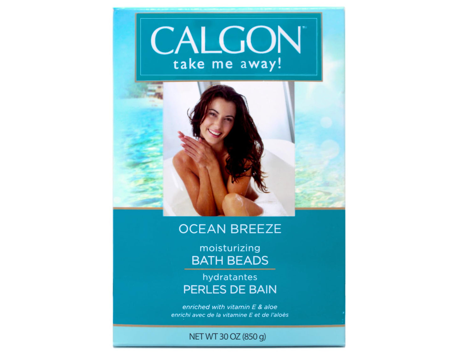 Calgon Ultra Moisturizing Bath Beads 30 Oz (Ocean Breeze, Pack of 3) Beauty and Personal Care Calgon
