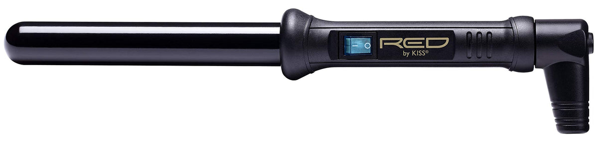 Kiss Products Red Tapered Curling Wand, 1"-1/2", 1.2 Pound