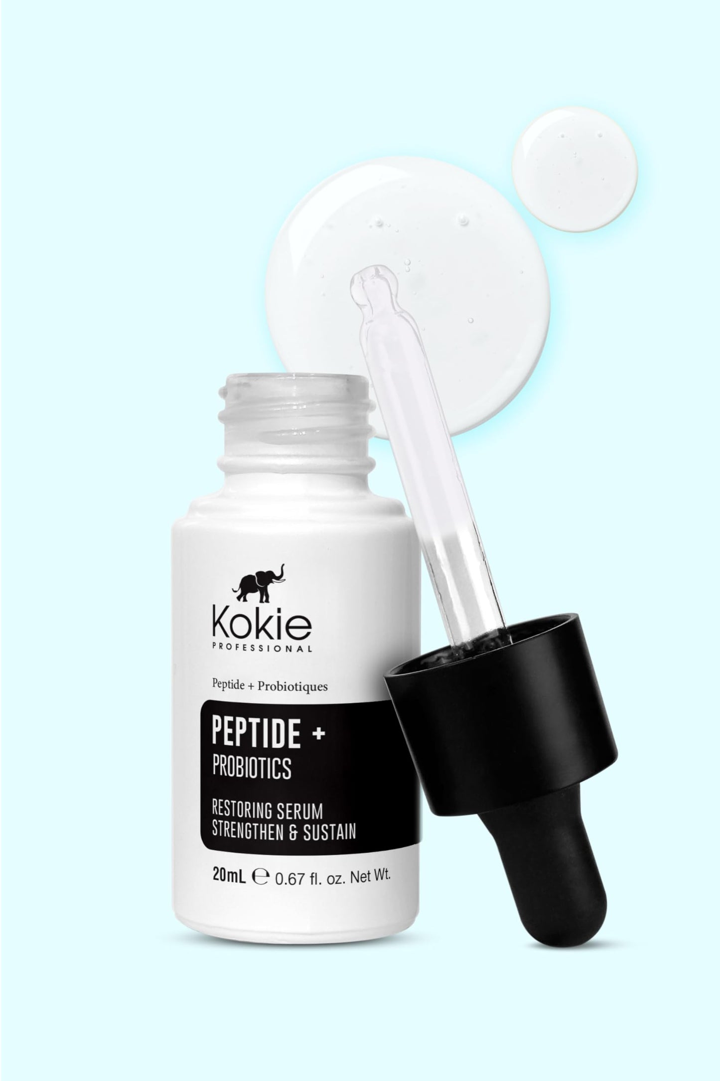 Kokie Peptide + Probiotics Serum Beauty & Personal Care Kokie