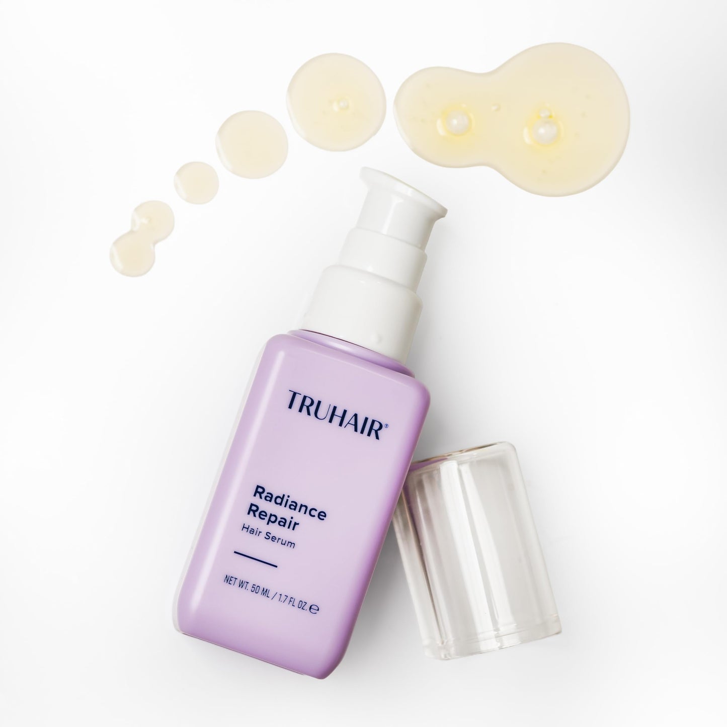 Truhair Radiance Repair Hair Serum - Keratin & Peptide Treatment with Argan, Camellia & Plant Oils - Smooth Frizz, Add Shine & Heat Protection Beauty & Personal Care Truhair