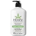 Hempz Body Lotion - Fresh Coconut & Watermelon Daily Moisturizing Cream, Shea Butter Body Moisturizer - Skin Care Products, Hemp Seed Oil - Large Beauty & Personal Care Hempz