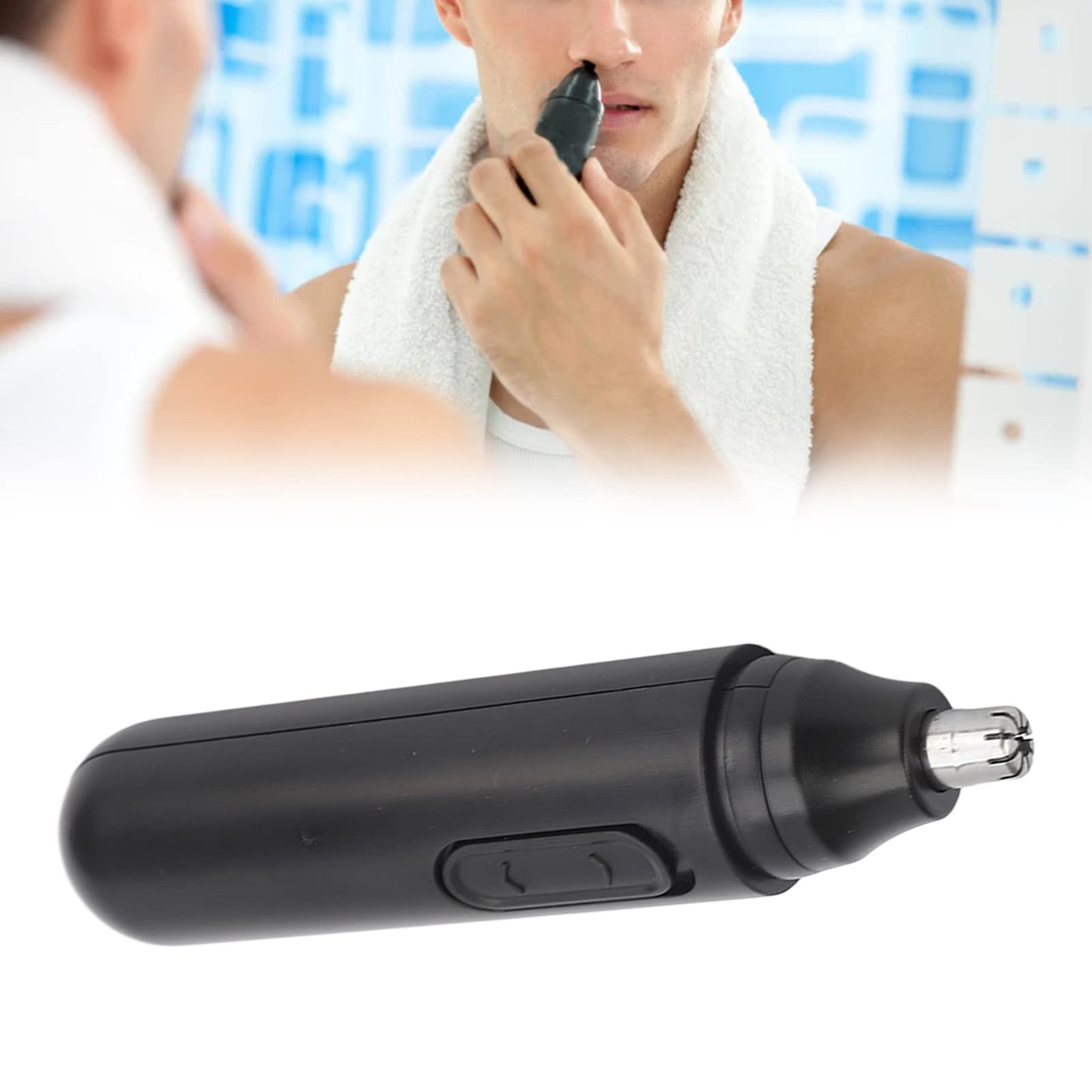 Electric Nose Hair Trimmer - Men Rechargeable USB Charging Removal Tool with LCD Digital Display Beauty and Personal Care FILFEEL