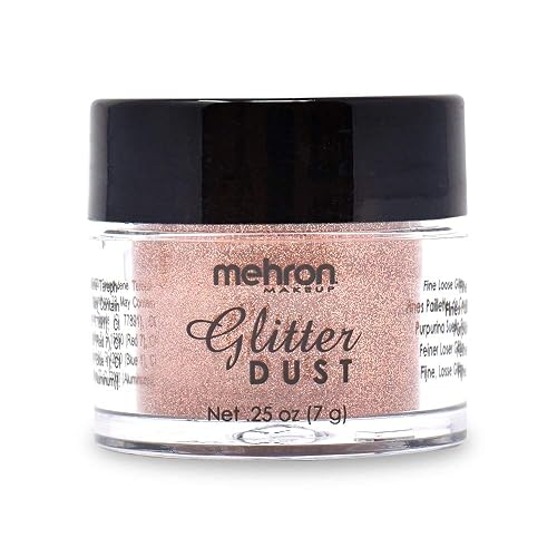 Mehron Makeup Paradise Glitter FX | Professional Cosmetic for Makeup & Art | Vibrant & Shimmering Loose Glitter .25 oz (7 g) (Copper) Beauty & Personal Care Mehron