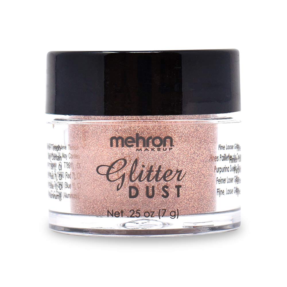 Mehron Makeup Paradise Glitter FX | Professional Cosmetic for Makeup & Art | Vibrant & Shimmering Loose Glitter .25 oz (7 g) (Copper) Beauty & Personal Care Mehron