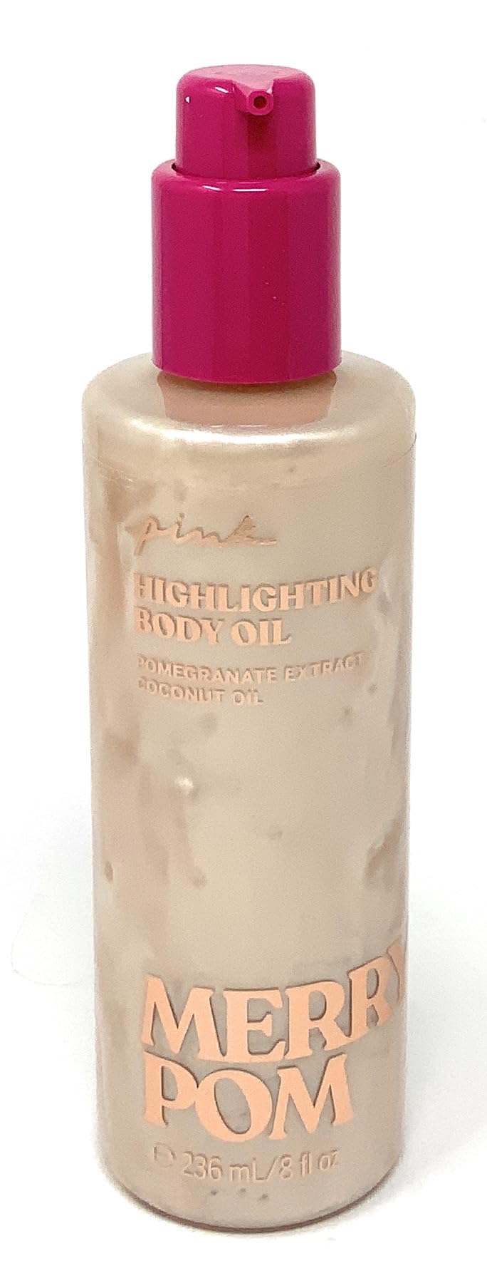 Victoria's Secret Pink MERRY POM Hightlighting Body Oil 8 fl oz Beauty & Personal Care Victoria's Secret