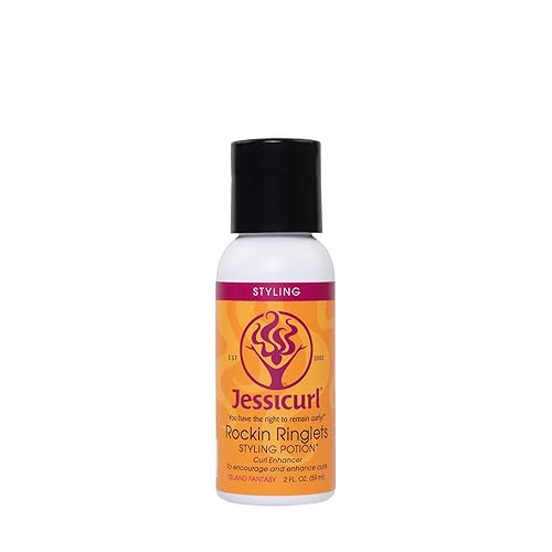 Jessicurl, Rockin' Ringlets Styling Potion, Island Fantasy, 2 Fl oz. Curl Enhancer with Flaxseed Extract, Curl Defining Styler for Curly Hair Beauty & Personal Care Jessicurl