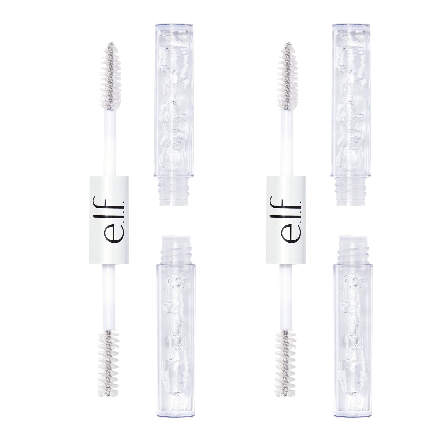 e.l.f. Clear Lash & Brow Mascara 2-Pack, Conditioning Clear Brow & Lash Gel For Grooming, Defining & Separating, Long-Lasting, Vegan & Cruelty-Free Beauty & Personal Care e.l.f.