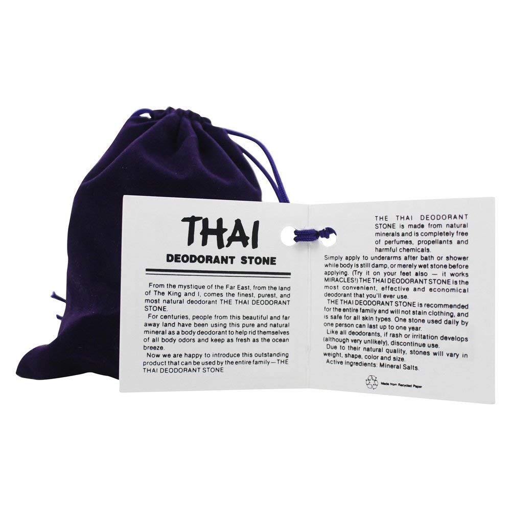 Thai Deodorant Deod Stone Sngle Beauty and Personal Care Thai Deodorant Stone