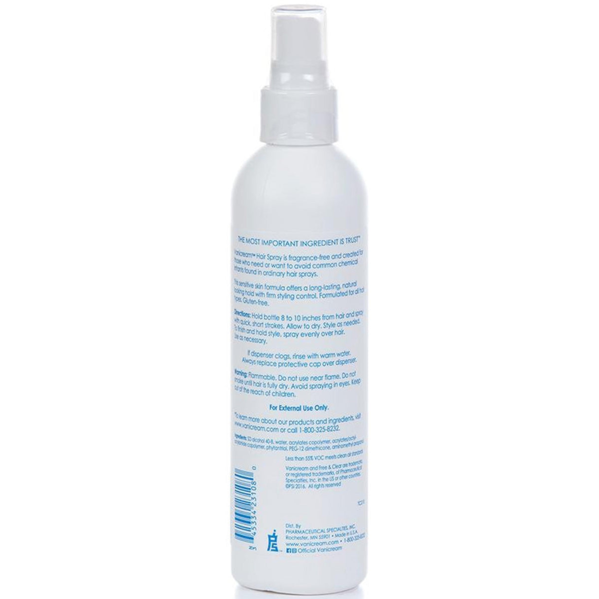 Free & Clear Styling & Finishing Hair Spray Firm Hold 8 oz (Pack of 4) Beauty & Personal Care Free & Clear