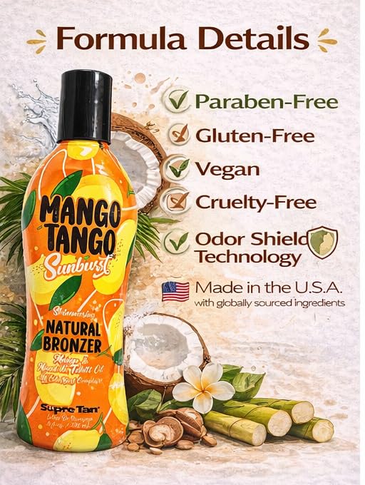 Mango Tango Sunburst Shimmering Natural Bronzer 8oz Beauty & Personal Care Supre