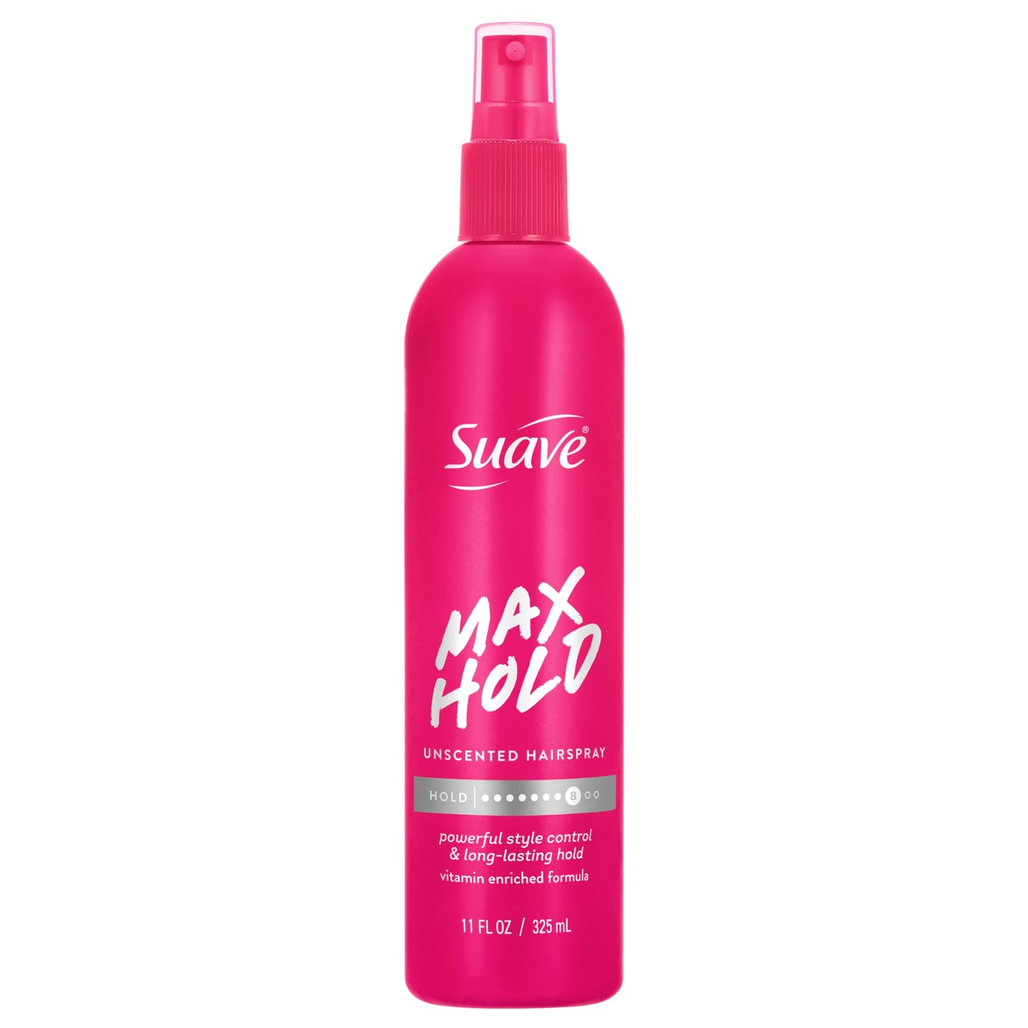 Suave Max Hold Unscented Non-Aerosol Hairspray, Strong Hold, Lightweight, Not Sticky or Stiff, For Smooth, Frizz-Free Styles, All Hair Types, 11 FL OZ Beauty & Personal Care Suave
