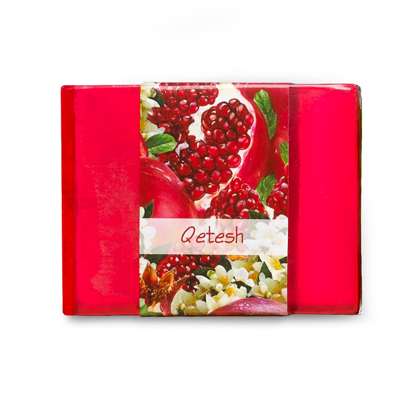 Nabila K Qetesh Glycerin Bar Soap | Pomegranate Scent | Natural, Vegan, Hypoallergenic | 100% Vegetable Glycerin, Sulfate-Free, Paraben-Free | 4.5 oz Beauty & Personal Care Nabila K
