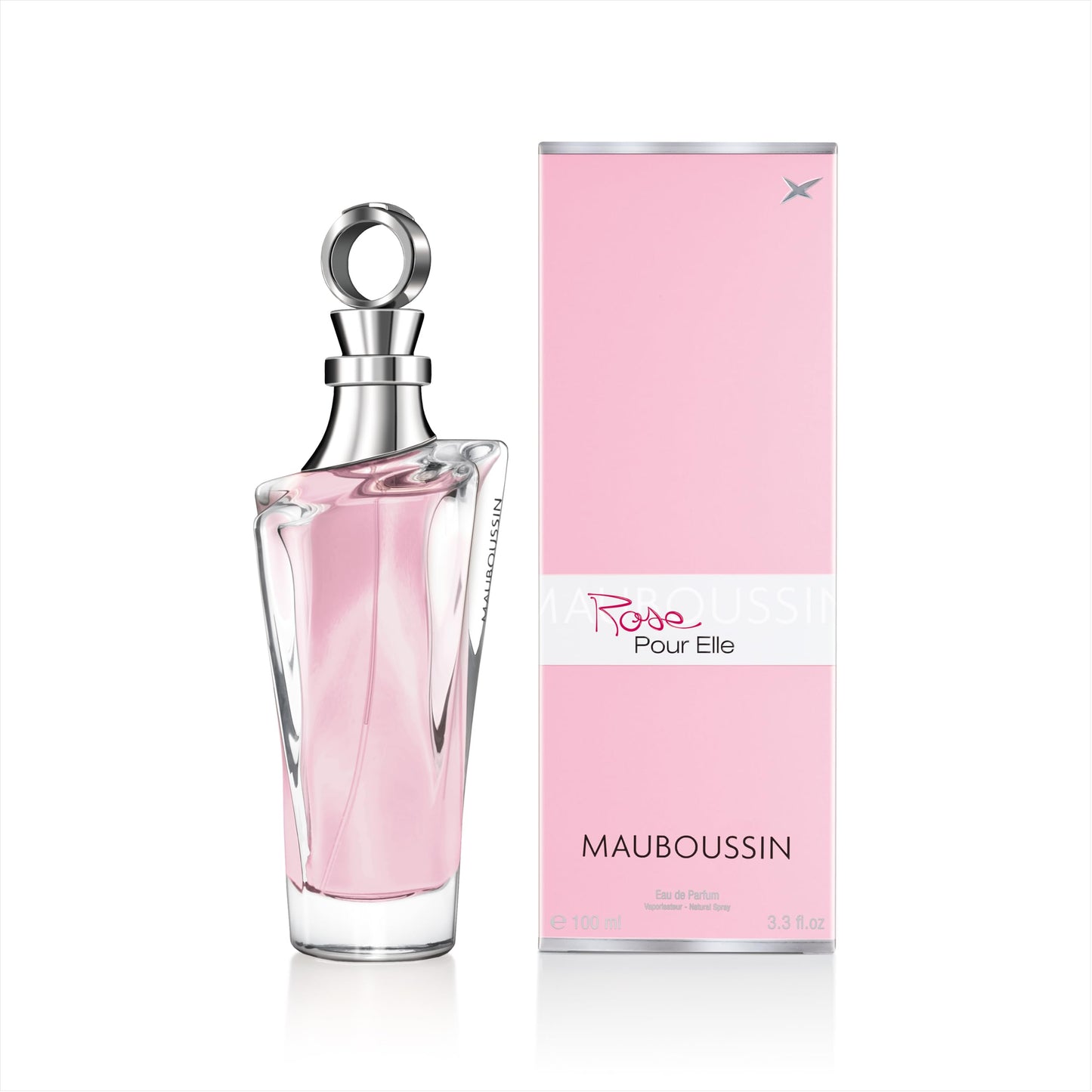 Mauboussin - Rose Pour Elle 100ml (3.3 Fl Oz) - Eau de Parfum for Women - Floral, Fruity & Fresh Scents Beauty & Personal Care Mauboussin