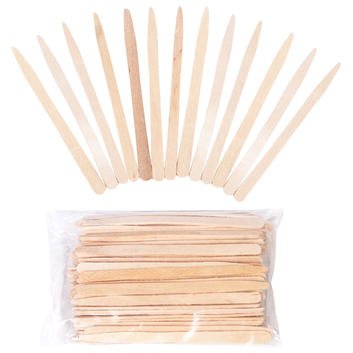 JMT Beauty 500 X-small Wooden Wax Applicator Sticks Beauty and Personal Care JMT