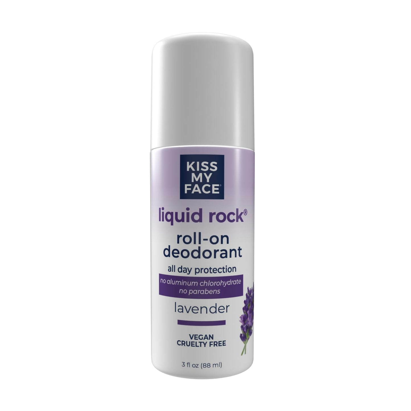 Kiss My Face Liquid Rock Deodorant Roll-On, Lavender, 3 Fl Oz (1900373) Beauty and Personal Care Kiss My Face