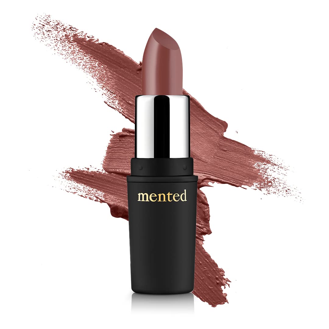 Mented Cosmetics Nude Lipstick for Women, Semi-Matte Long-Lasting Lip Stick, Moisturizing Vegan, Paraben & Cruelty-Free, Enhances All Complexions, Beauty & Personal Care Mented