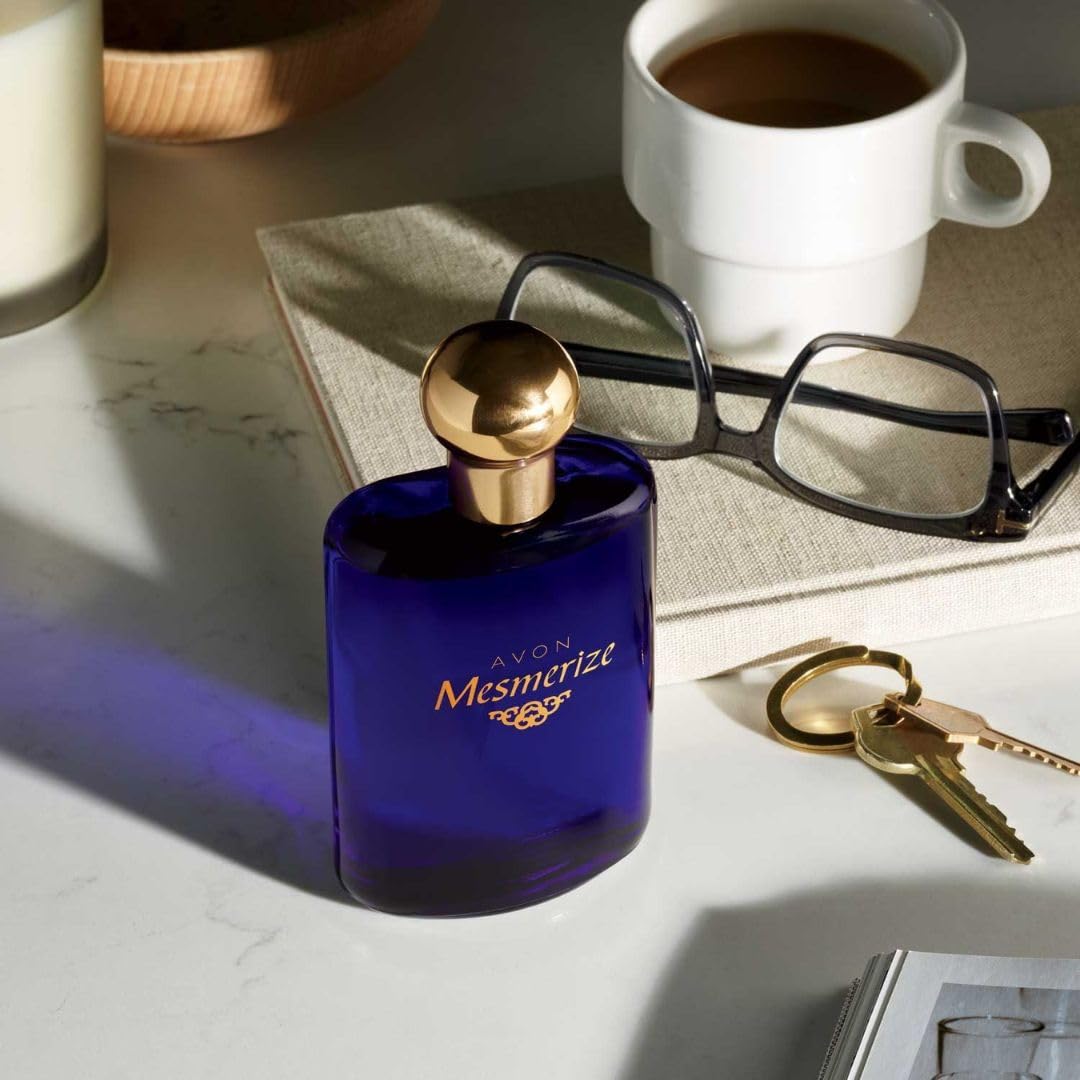 AVON Mesmerize Cologne for Men, 3.4 fl oz, Long Lasting Woody and Spicy Scent for Everyday Wear, Signature Fragrance for Him, Classic Men’s Cologne Beauty & Personal Care AVON