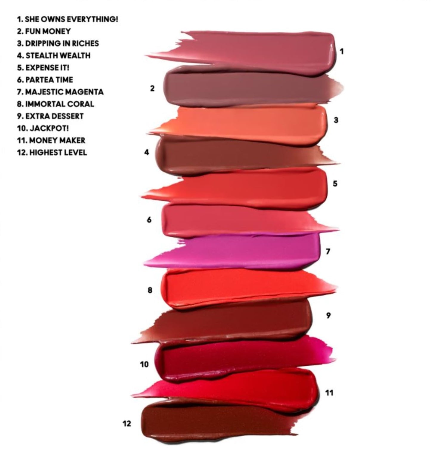MAC Cosmetics Limited Edition Golden Girls Miniature Lustreglass Lipstick Vault x 12 - Vault and 12 Mini Lipsticks - Travel Size Beauty & Personal Care MAC