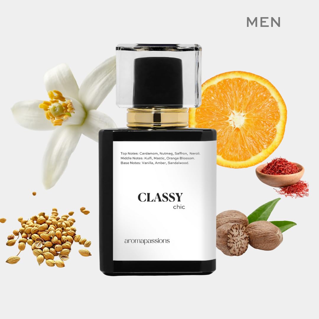 aromapassions CLASSY | Inspired by TF NR EXTREME | Pheromone Perfume Cologne for Men | Extrait De Parfum | Long Lasting Dupe Clone Essential Oil Beauty & Personal Care aromapassions