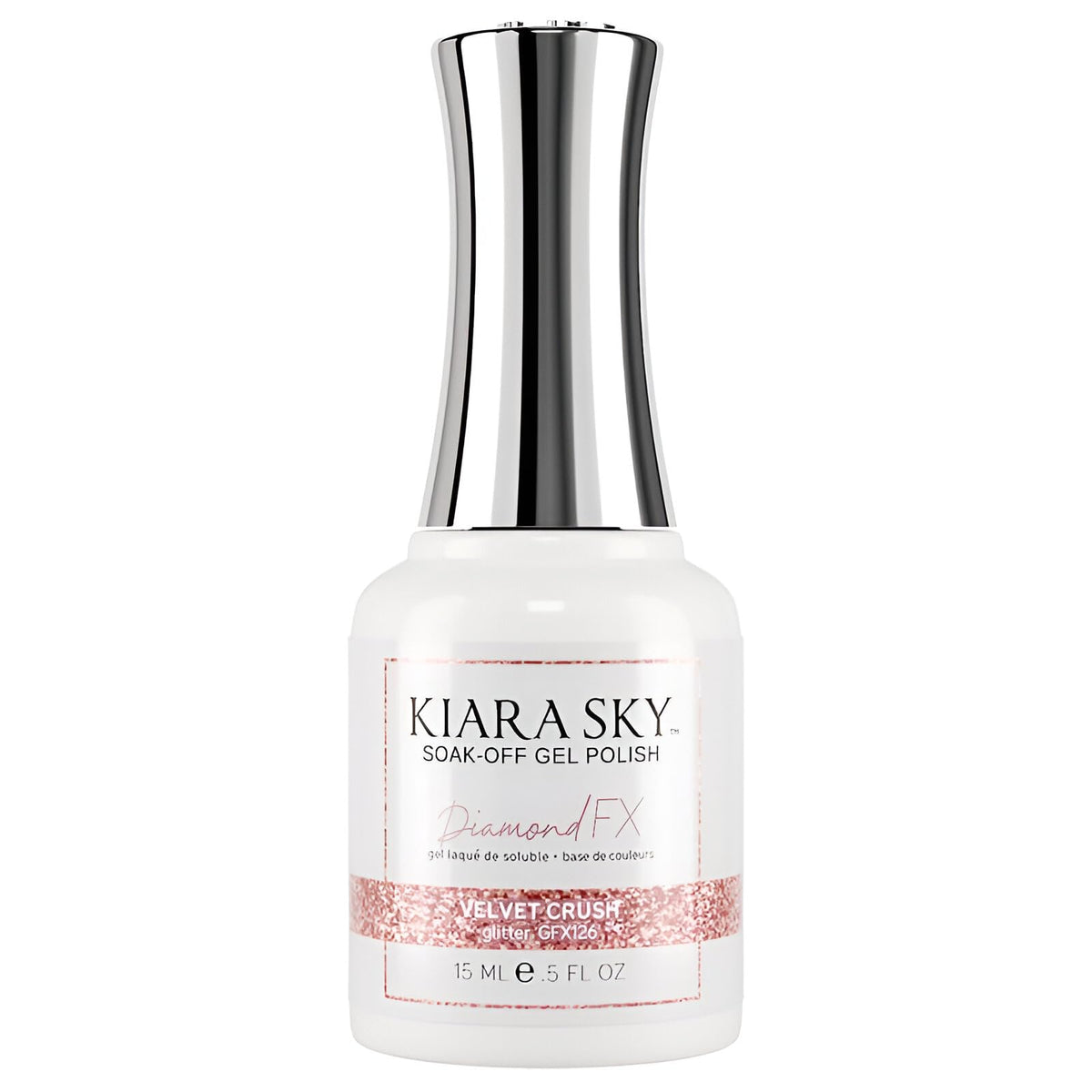 KIARA SKY Soak Off Gel Nail Polish DIAMOND FX 0.5 fl oz, VELVET CRUSH (GFX126)