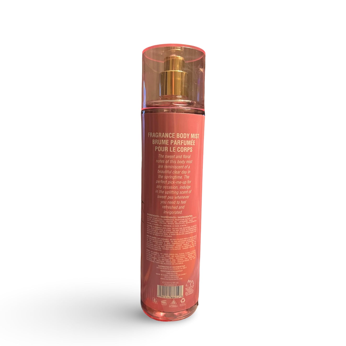 United Scents SWEET PEA Fragrance Body Mist, 8 Fl Oz Beauty & Personal Care United Scents
