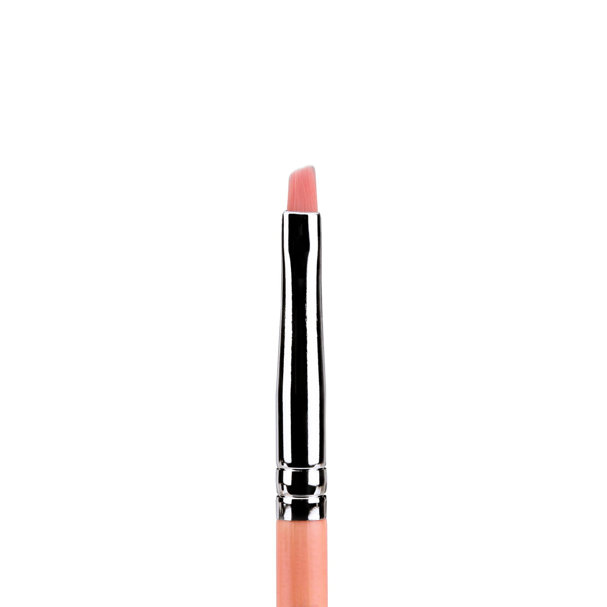 Bdellium Tools Professional Makeup Brush - Pink Bambu Series 760 Liner/Brow - With Soft Synthetic Fibers, For Eyes & Brows (Pink, 1pc)