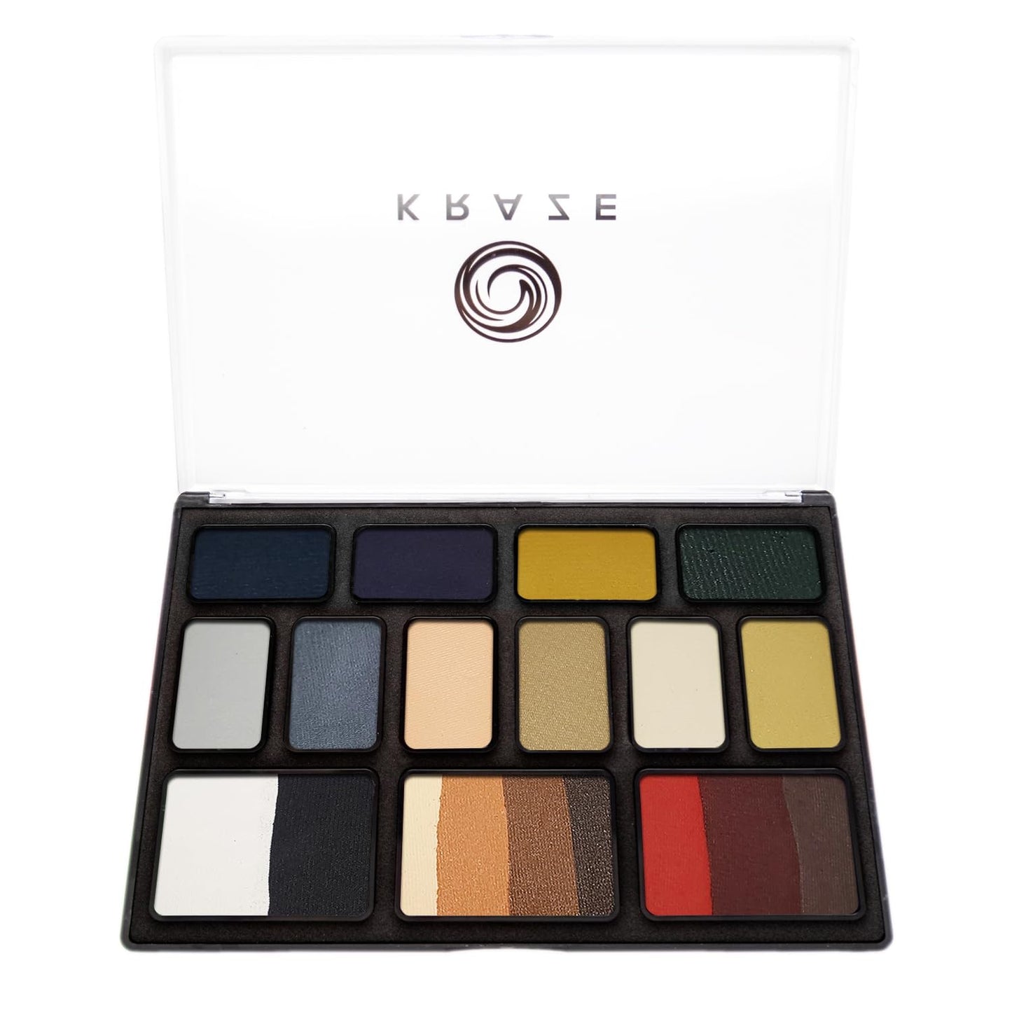 Kraze FX Ultimate Halloween Face Paint Palette, Split Cake Face Body Paint Set, Professional SFX Halloween Makeup Palette, Hypoallergenic Non Toxic Beauty & Personal Care Kraze FX