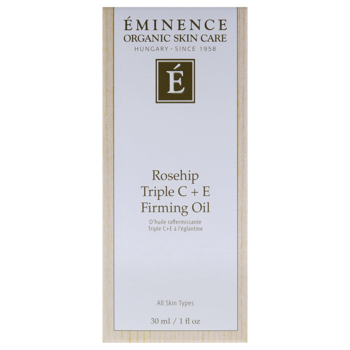 Eminence Rosehip Triple C Plus E Firming Oil for Unisex - 1 oz Oil