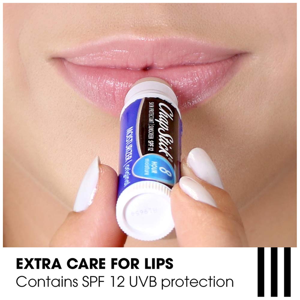ChapStick Moisturizer 2-in-1 Lipcare SPF 15, Original, Black Cherry, Cool Mint, 3-Pack - Sunscreen Lip Balm with Aloe Vera and Vitamin E, 0.15 Oz Ea Beauty & Personal Care ChapStick