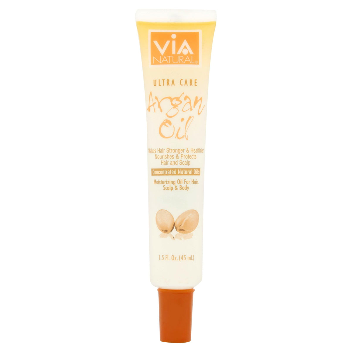 Via Natural Ultra Care - Argan Oil, Promotes hair growth, makes hair stronger and healthier, concentrated natural oil, moisturizer, moisturizing oil,