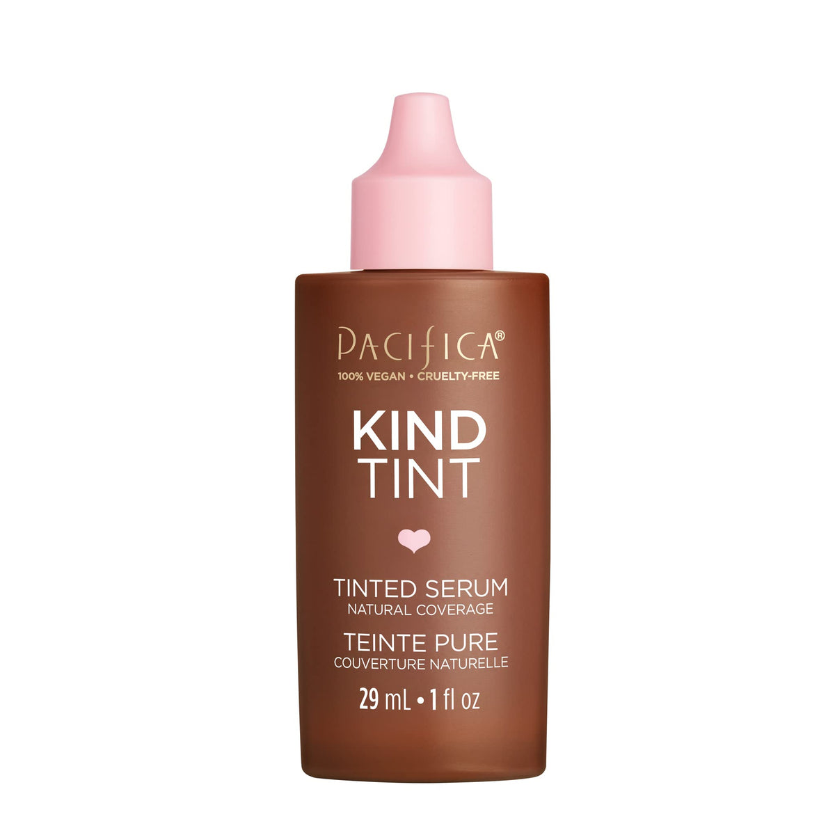 Pacifica Tinted Moisturizer - Kind Tint Serum, Lightweight Hydrating Foundation with Vegan Collagen & Hyaluronic Acid for Dewy Glow, Buildable