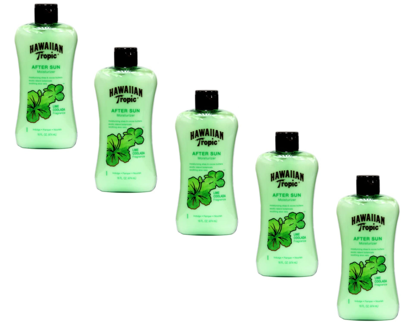 Hawaiian Tropic Lime Coolada After Sun Moisturizer 16 oz (Pack of 5) Beauty & Personal Care Hawaiian Tropic