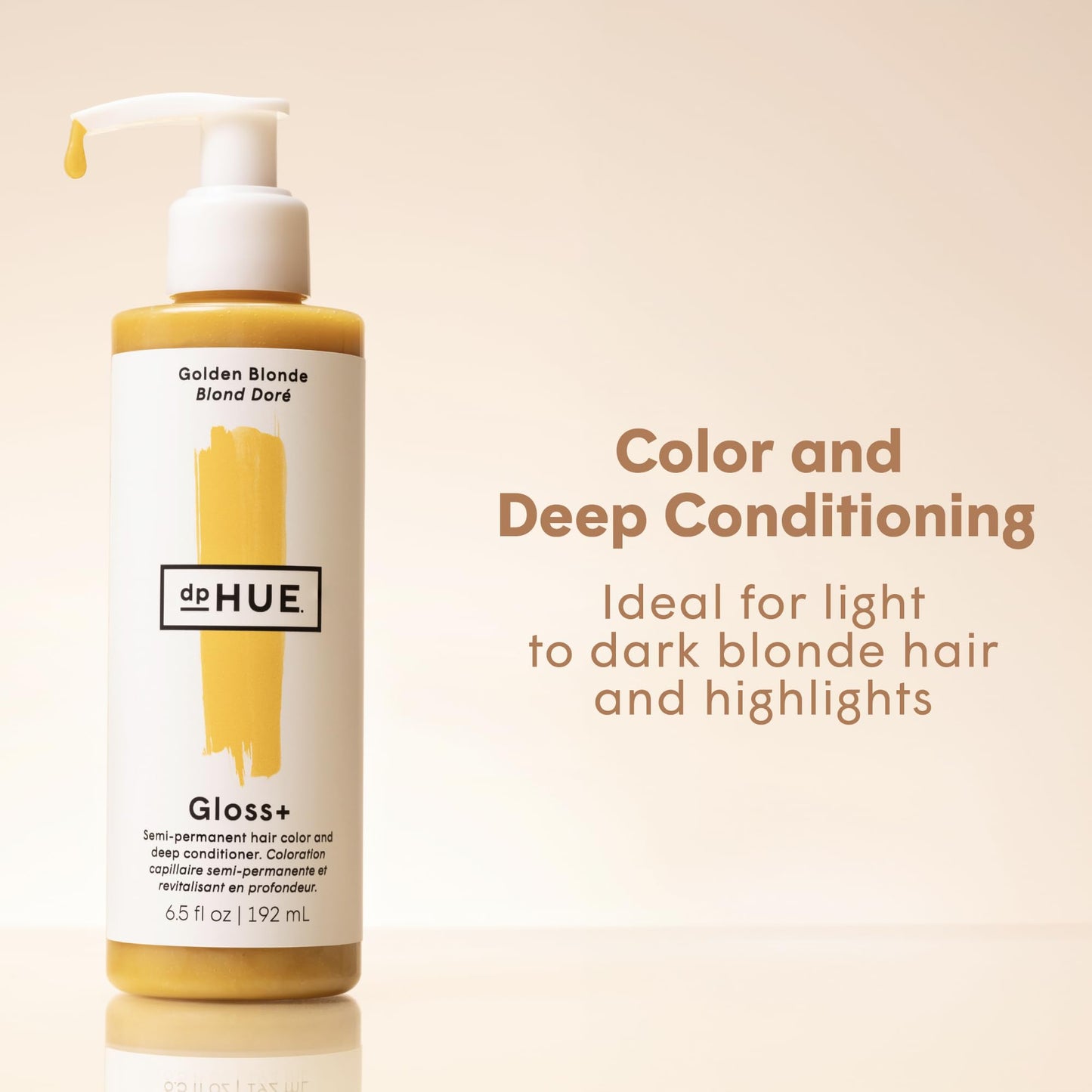 dpHUE Gloss+, Golden Blonde - Boosts Fading & Faded Hair Color - 8-12 Applications per Bottle - Lasts Up to 8 Washes Beauty & Personal Care dpHUE