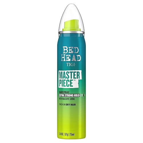 TIGI Bed Head Travel Size Frizz Control Hair Spray, Masterpiece Extra Hold Hair Care Spray for Shiny and Glossy Hair, 2 oz Beauty & Personal Care TIGI