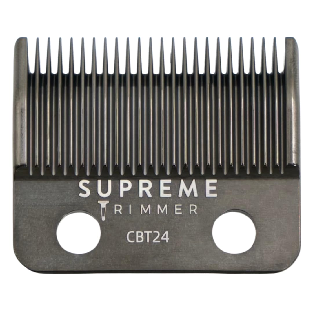Supreme Trimmer DLC Coated Steel Replacement Blade CBT24 - Taper Blade for Darkstar72 & Most Hair Clippers - Black Beauty and Personal Care Supreme Trimmer