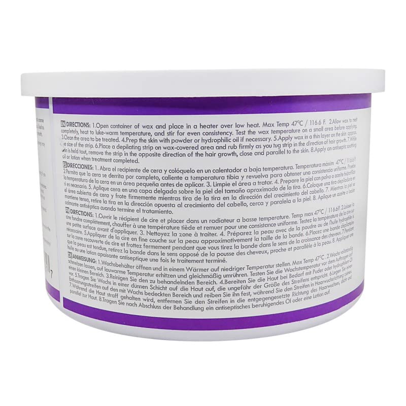 Waxness Spa Choice Rosin Free Gel Soft Wax Lavender 14 oz / 397 ml Beauty and Personal Care Waxness