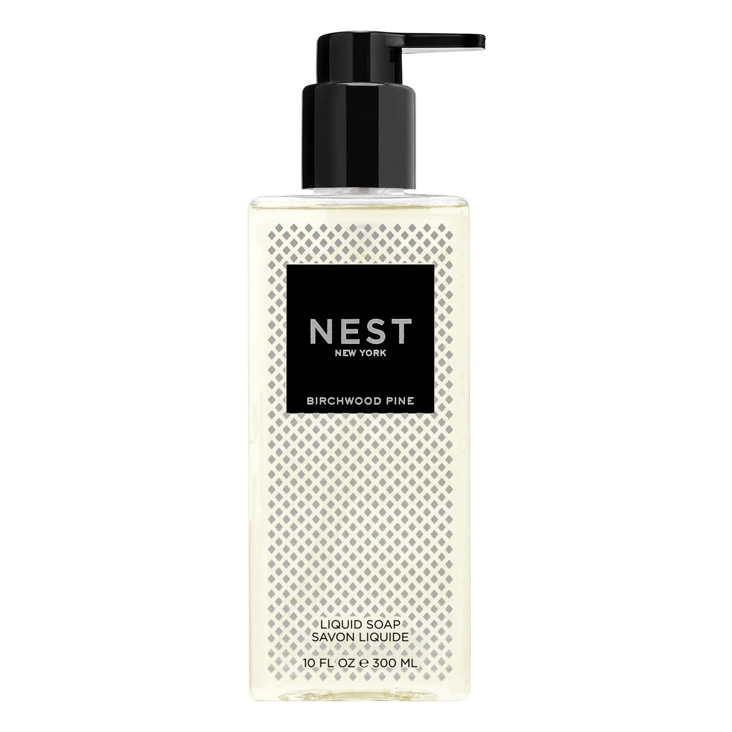 NEST New York Liquid Soap, Birchwood Pine - 10 fl oz - Cleanses & Nourishes Skin - Approx. 300 Pumps Per Bottle - Gluten Free & Cruelty Free Beauty & Personal Care NEST New York
