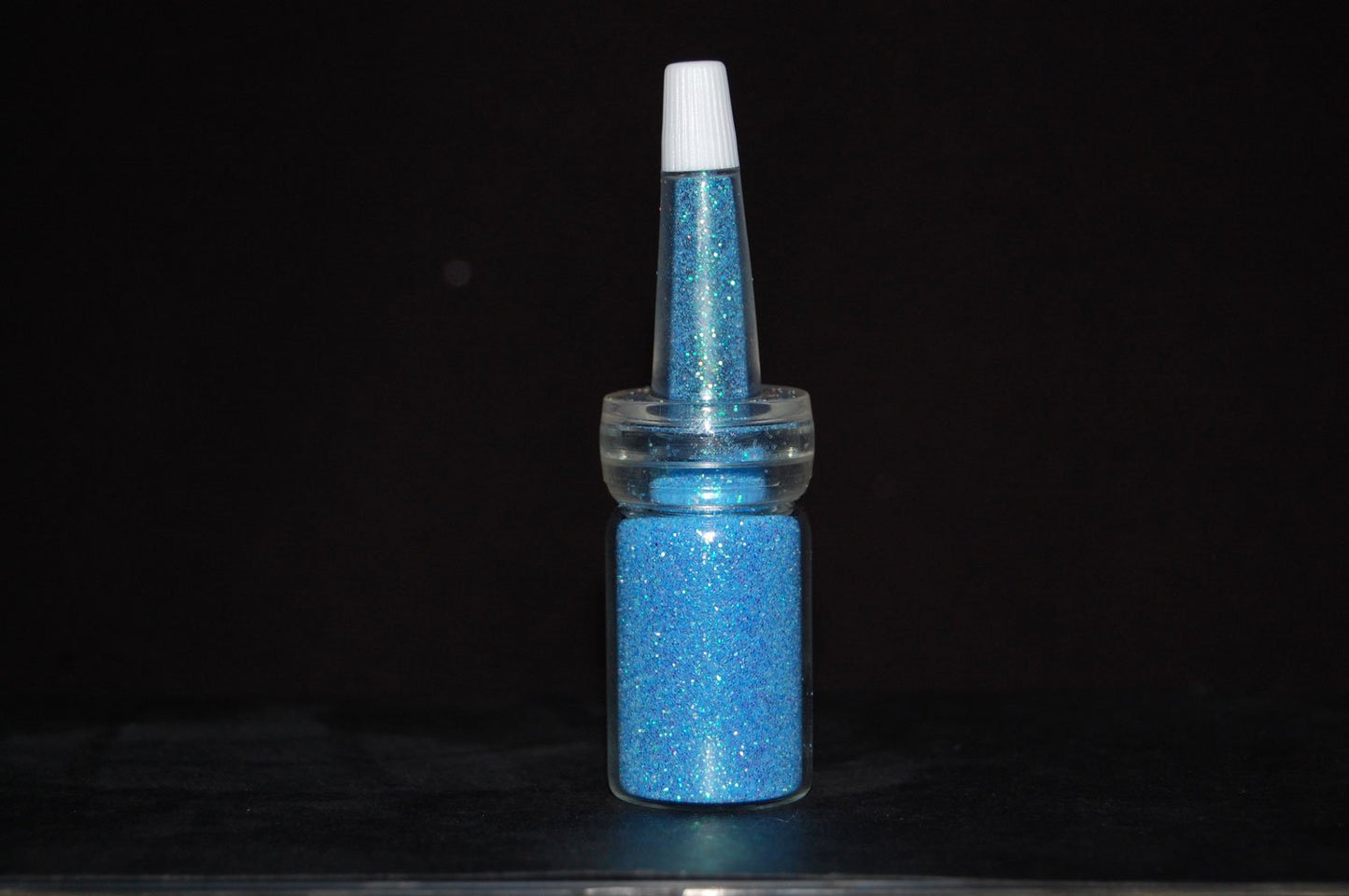 UV Blacklight Reactive Cosmetic Face & Body Glitter Powder (10 Gram Jars) (UV Neon Blue) Beauty & Personal Care DIRECTGLOW LLC