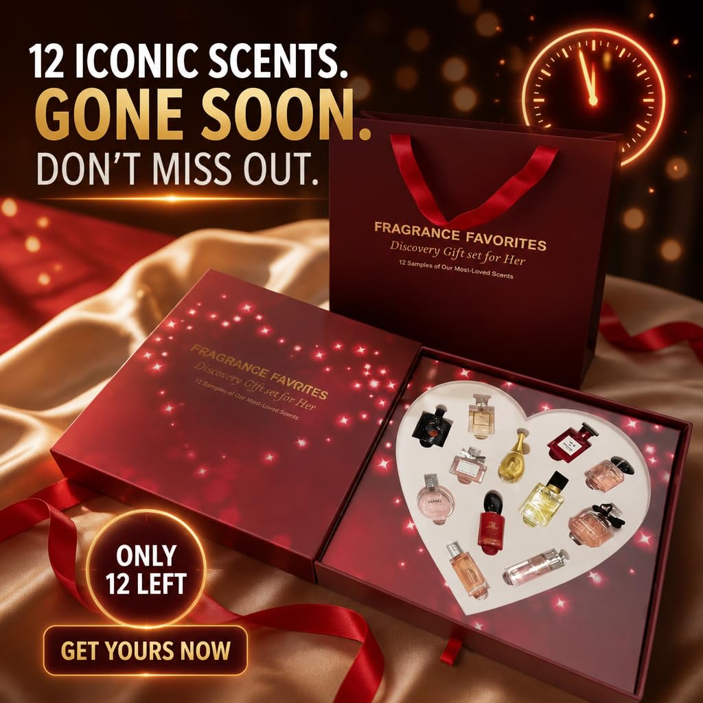 BEAUTIVANA Mini Perfume Gift Set for Women - 12-Piece Floral & Citrus Fragrance Collection, Travel Size Body Spray Variety Pack with Heart-Shaped Beauty & Personal Care BEAUTIVANA
