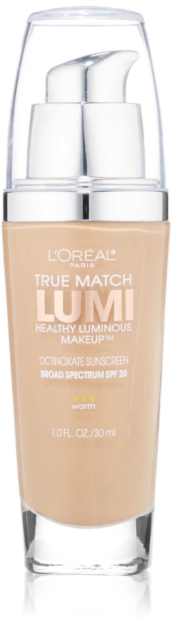 L'Oreal Paris True Match Lumi Healthy Luminous Makeup, W5 Sand Beige, 1 fl; oz.